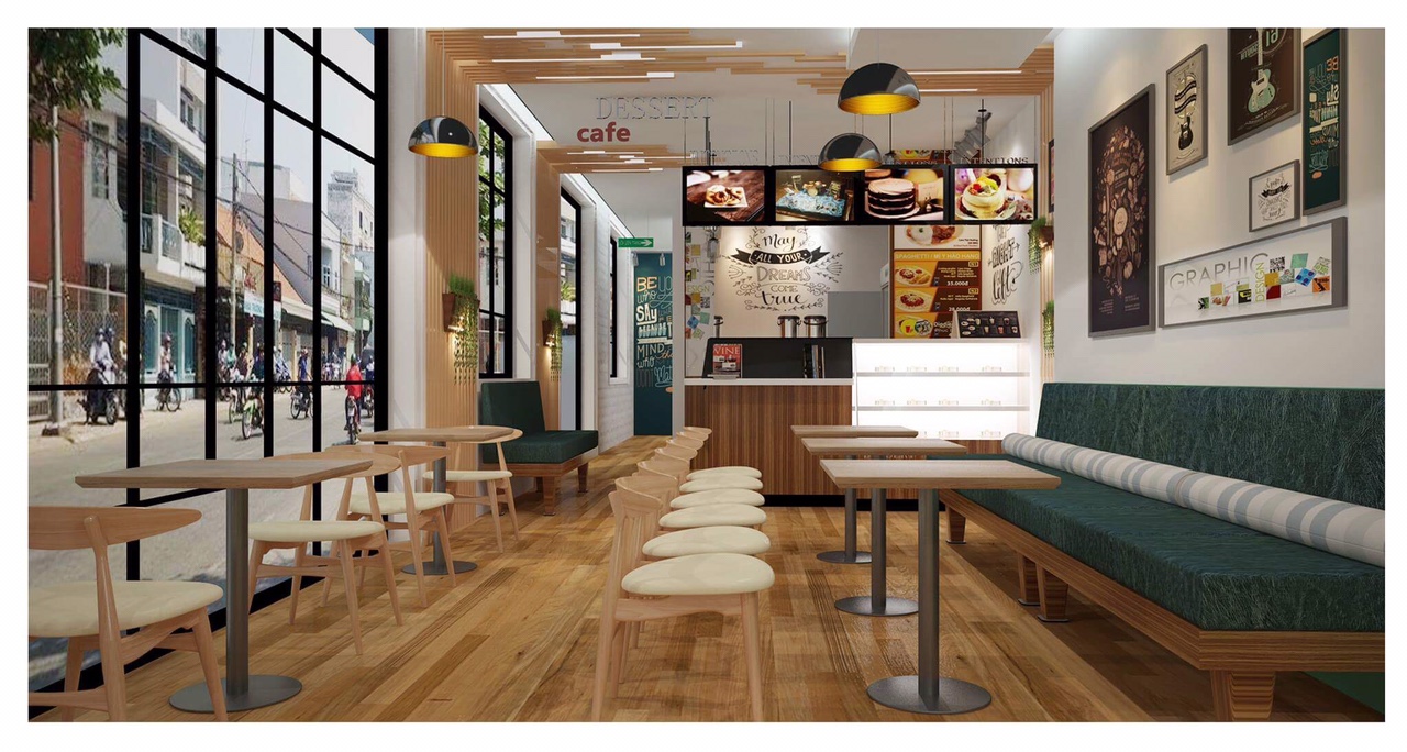 Thiết kế nội thất quán trà sữa Tocotoco tại Việt Trì nhanh chóng, chuyên nghiệp