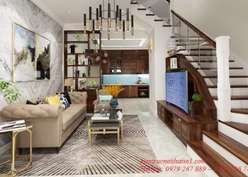 Thiết kế thi công nhà phố đẹp – Miễn phí thiết kế 3D