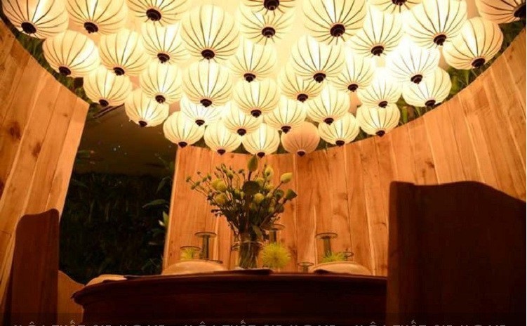 Ý tưởng thiết kế nhà hàng với lồng đèn