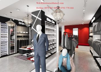 Quy Trình Thi Công Shop Thời Trang Nam SHIN CHU Trẻ Trung Và Nổi Bật
