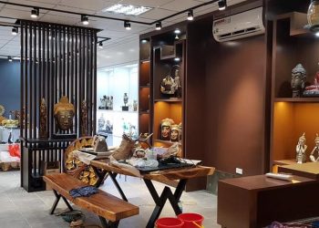 thiết kế thi công cửa hàng nội thất