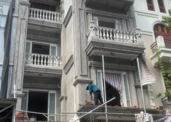 Thiết kế nhà biệt thự Tân cổ điển diện tích 7m mặt tiền sâu 17m