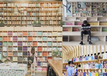 Phân chia bố cục, không gian nhà sách