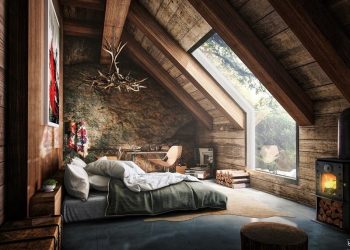 Mẫu tầng áp mái phong cách cổ điển, độc đáo