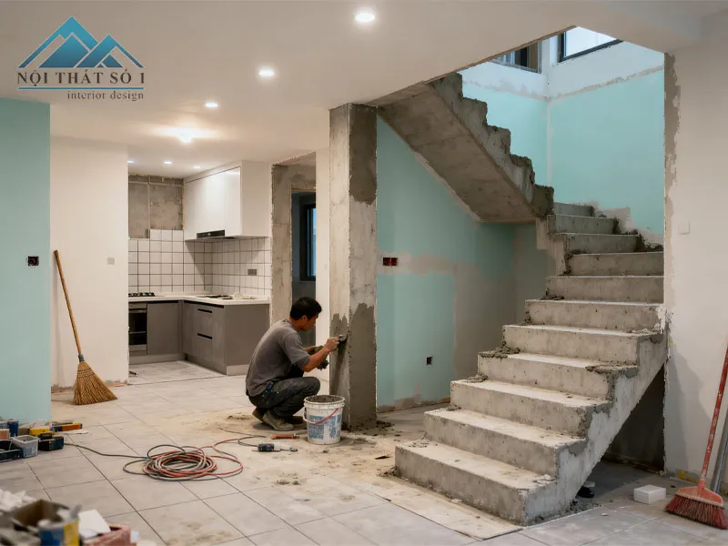 Các hạng mục quan trọng khi sửa nhà 30m2