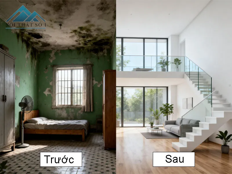 Sử dụng nội thất đa năng và cải tạo hệ thống điện nước đồng bộ